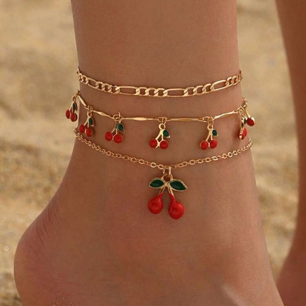 Cherry anklet Set A1376